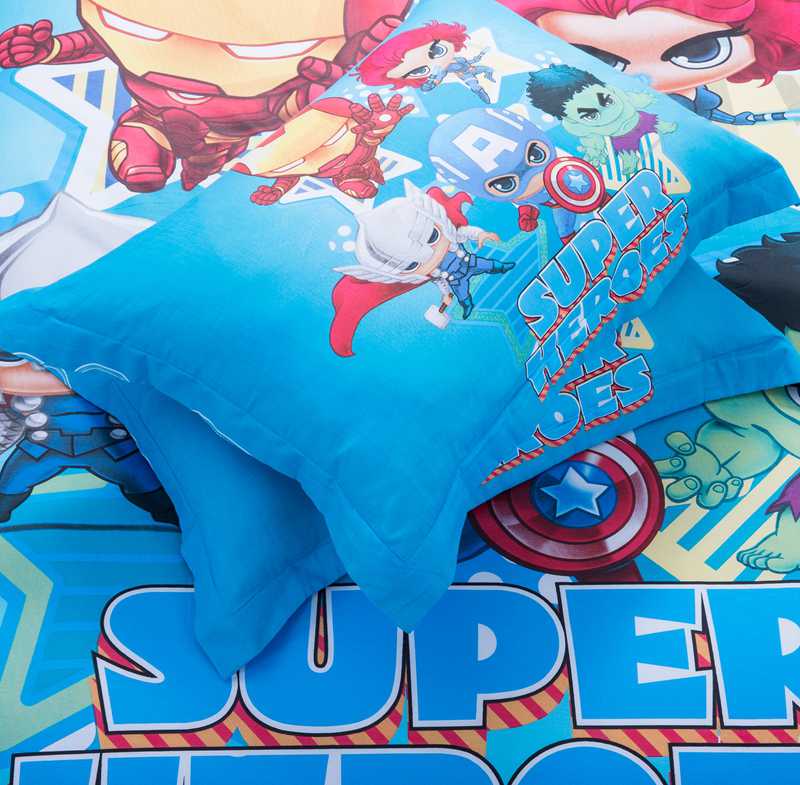 Marvel Comic Super Heroes Queen Bedding For Teen Comforter Set