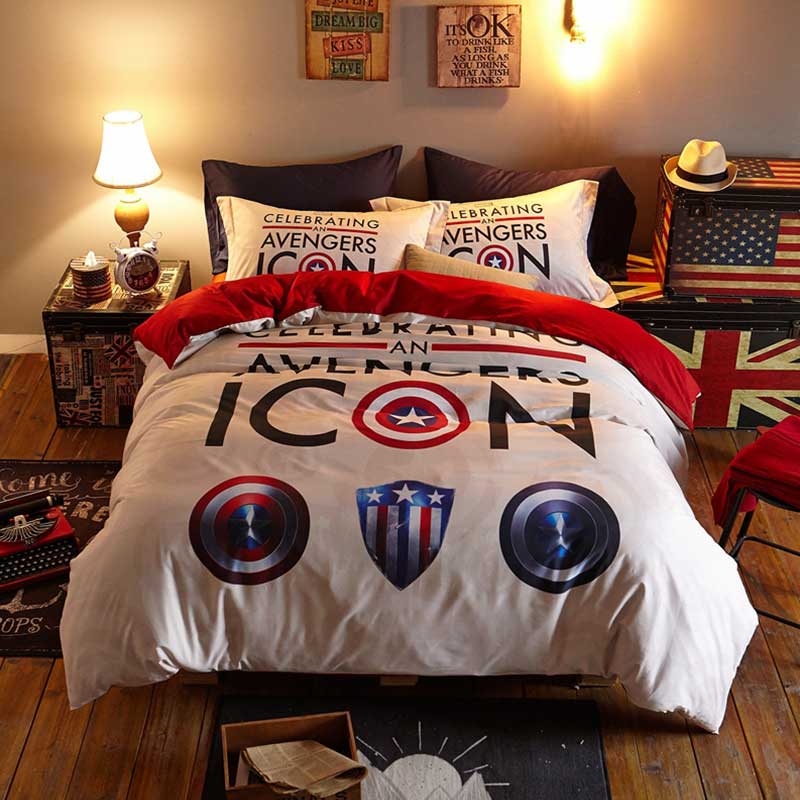 Marvel avengers Icons Bedding Set Twin queen size