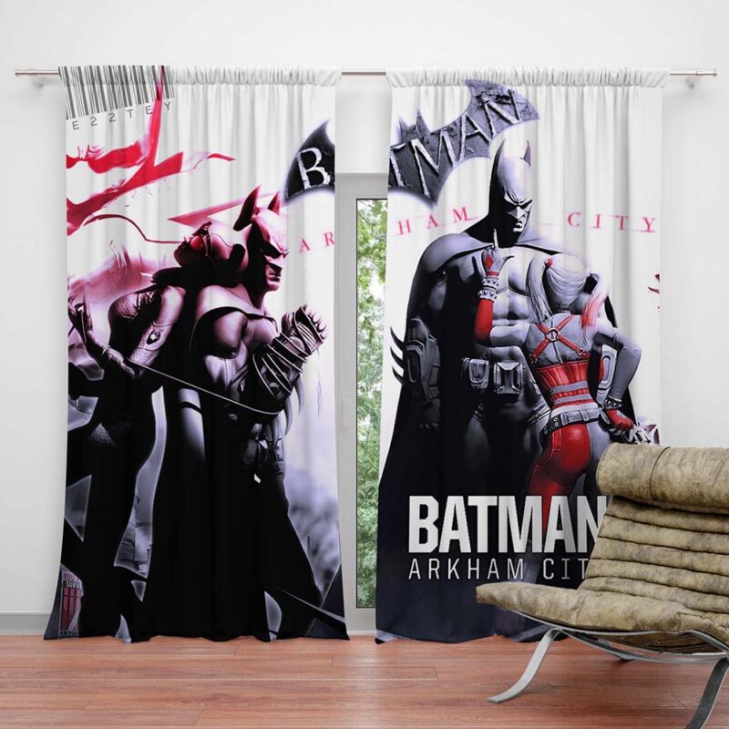 Batman Arkham City Curtain For Teen Boys Bedroom