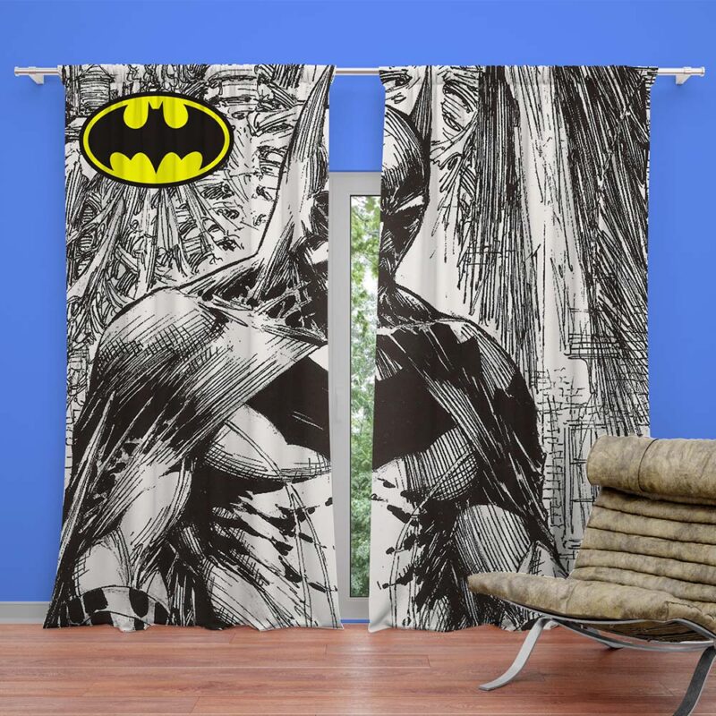 Batman ready made Curtain for kids bedroom
