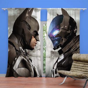 Batman vs Black Panther Bedroom Curtain