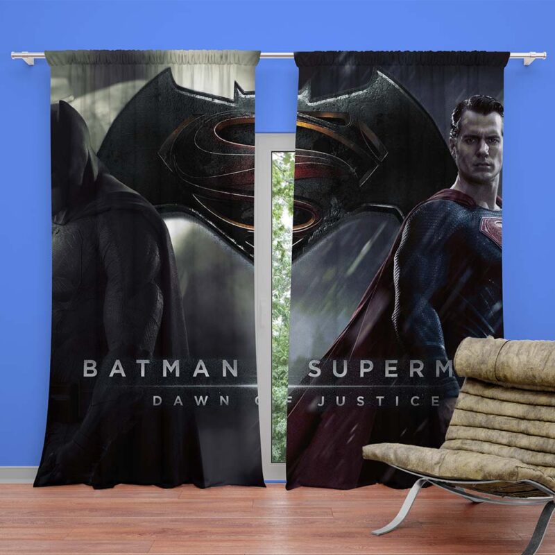 Batman vs Super Man Dawn of Justice Curtain