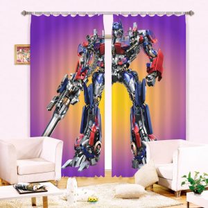 Teen Bedroom Curtain Transformers Themed