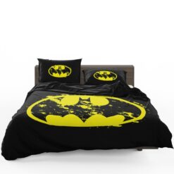 Batman Yellow DC Symbol Comforter Set