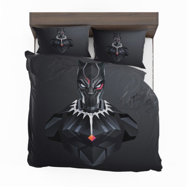Black Panther Dark Black Artwork Bedding Set