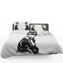 Catwoman Sketch Drawing Bedding Set