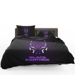 Marvel Avenger Black Panther Purple Dark Bedding Set