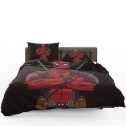 Deadpool Minimal Artwork Bedroom Bedding Set 1
