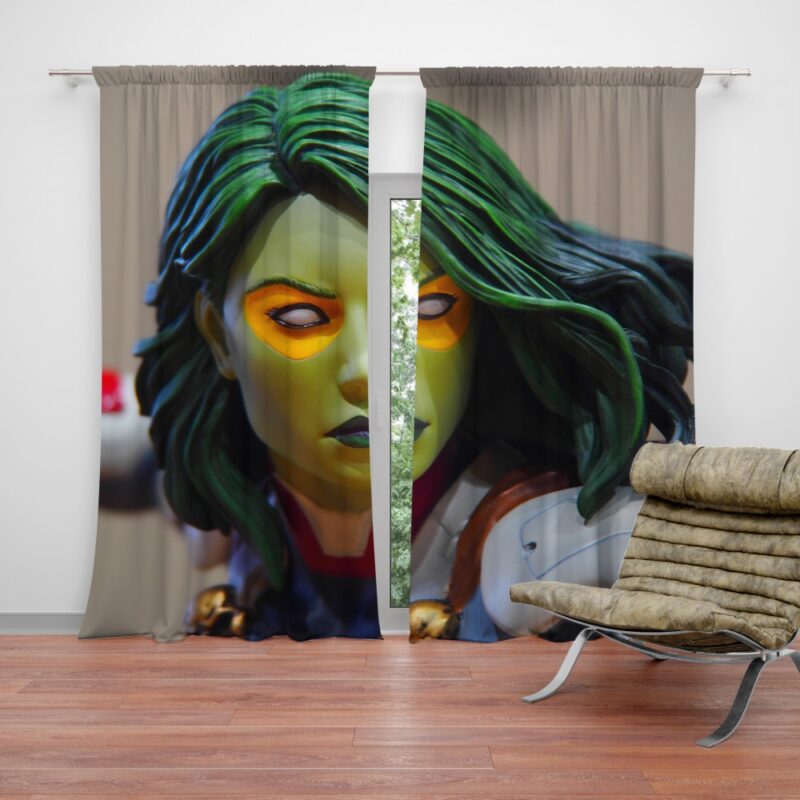 Gamora Marvel Comics Super Heroine Curtain