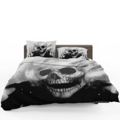 Ghost Rider Comics Creepy Skull Bedding Set 1