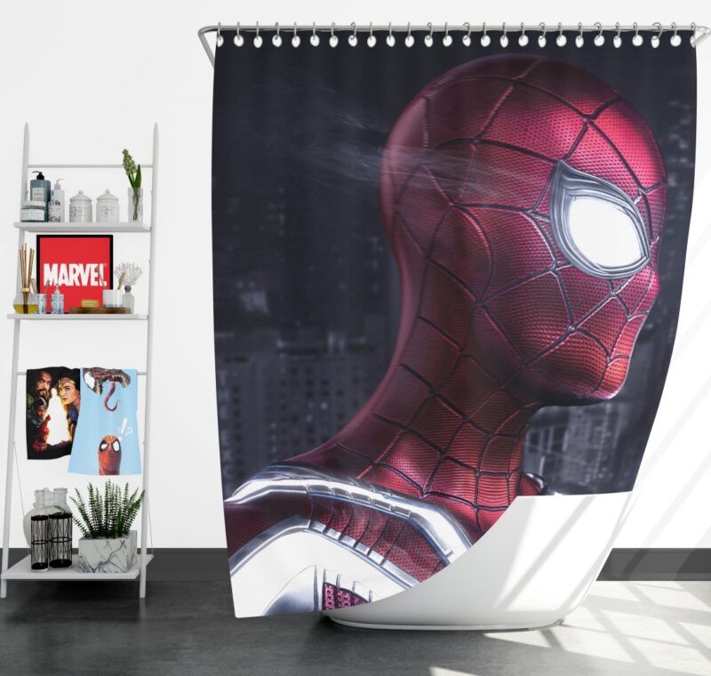 Iron Spider Peter Parker New Avenger Shower Curtain