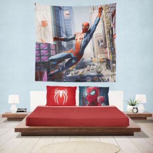 Marvel's Spider-Man PS4 Video Game Hanging Wall Tapestry