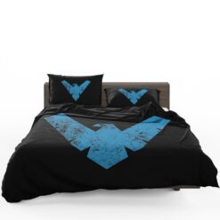 Nightwing Logo Print Teen Boys Comforter Set 1