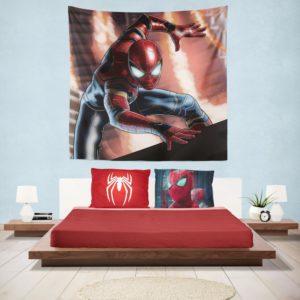 Peter Parker Iron Spider Infinity War Hanging Wall Tapestry
