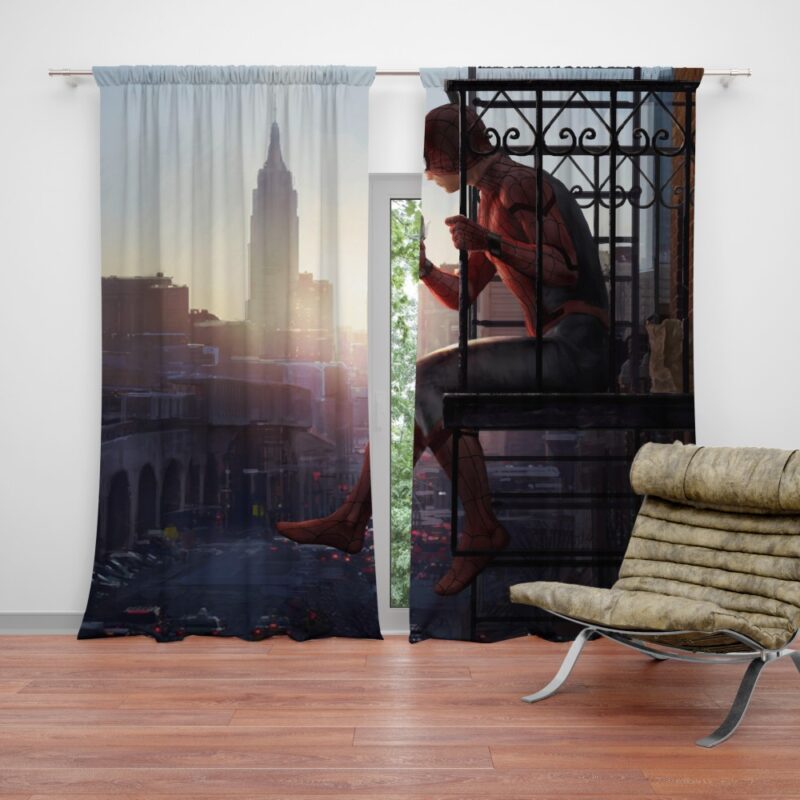 Peter Parker Spider-Man Homecoming Marvel Movie Curtain