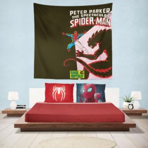 Peter Parker The Spectacular Spider-Man Hanging Wall Tapestry