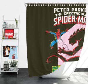Peter Parker The Spectacular Spider-Man Shower Curtain
