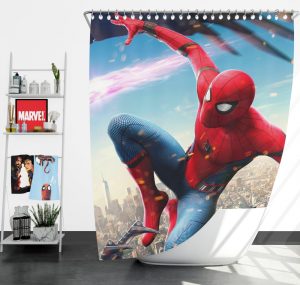 Spider-Man Homecoming Vulture Marvel Comics Shower Curtain
