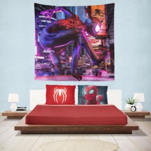 Spider-Man Into The Spider-Verse Hanging Wall Tapestry