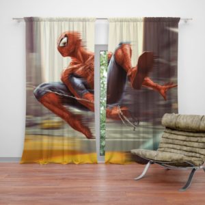 Spider-Man New York City New Avengers Curtain