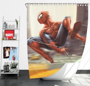 Spider-Man New York City New Avengers Shower Curtain