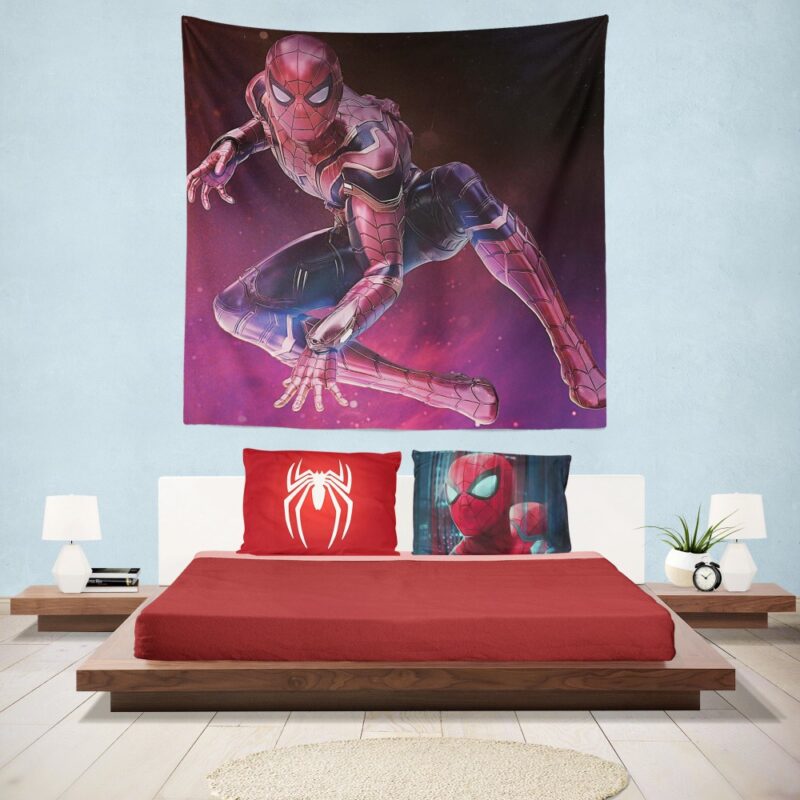 Spider-Man Peter Parker Avengers Infinity War Hanging Wall Tapestry