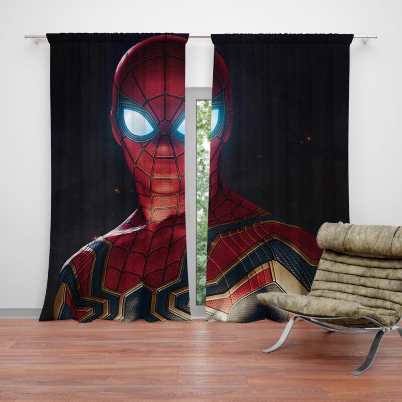 Spider-Man in Marvel Avengers Infinity War Movie Curtain