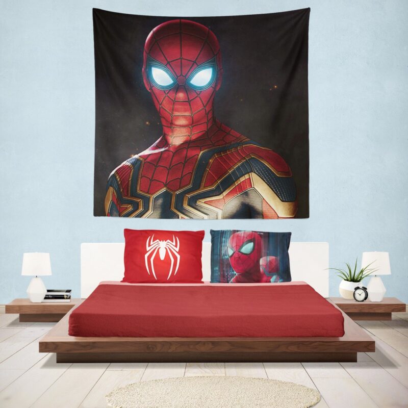 Spider-Man in Marvel Avengers Infinity War Movie Hanging Wall Tapestry