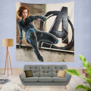 Age of Ultron The Avengers Black Widow Scarlett Johansson Wall Hanging Tapestry