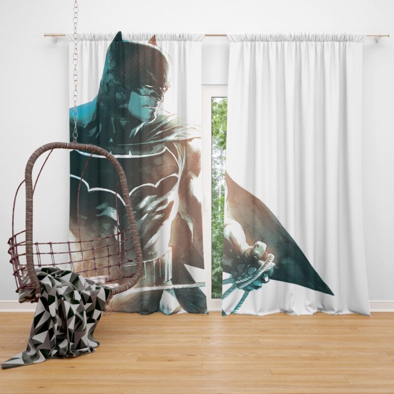 All Star Batman Justice League Art Curtain