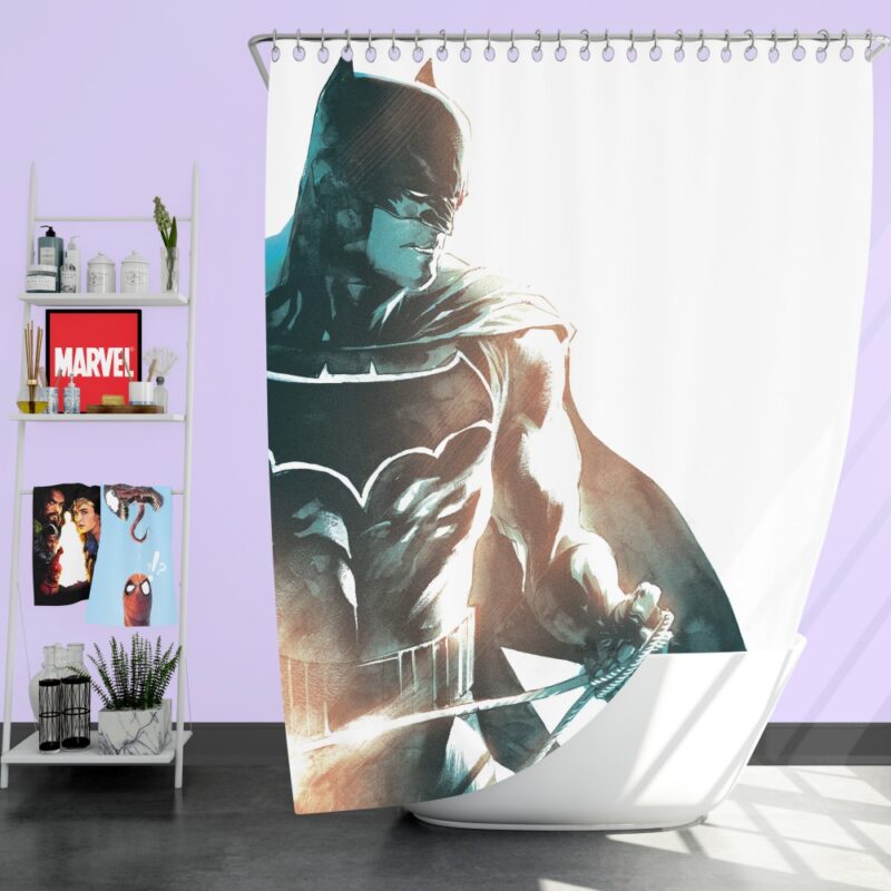 All Star Batman Justice League Art Shower Curtain