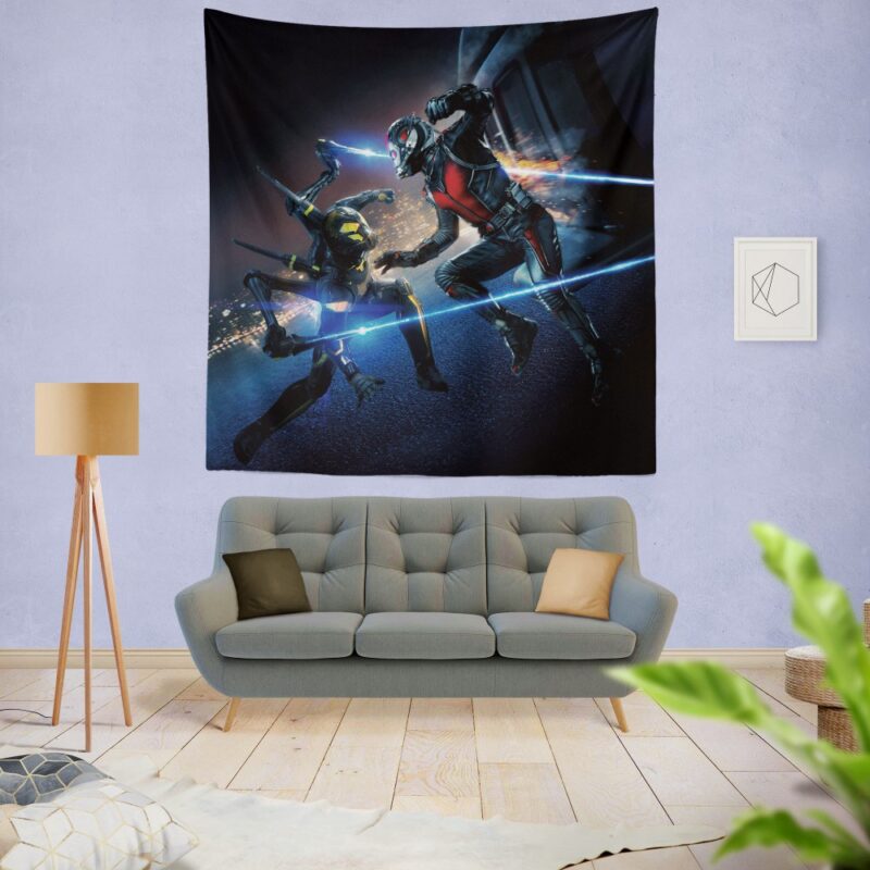 Ant-Man Ant-Man Yellowjacket Fighting Scene Wall Hanging Tapestry