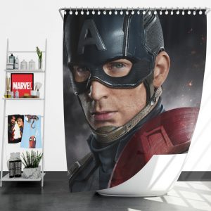 Avenger Captain America Civil War Movie Shower Curtain
