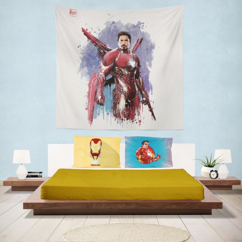 Avengers Infinity War Robert Downey Jr. Iron Man Marvel Tapestry