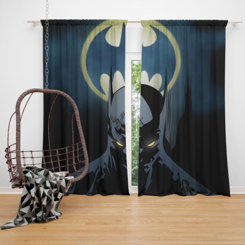 Bat-Signal Batman Comics Curtain