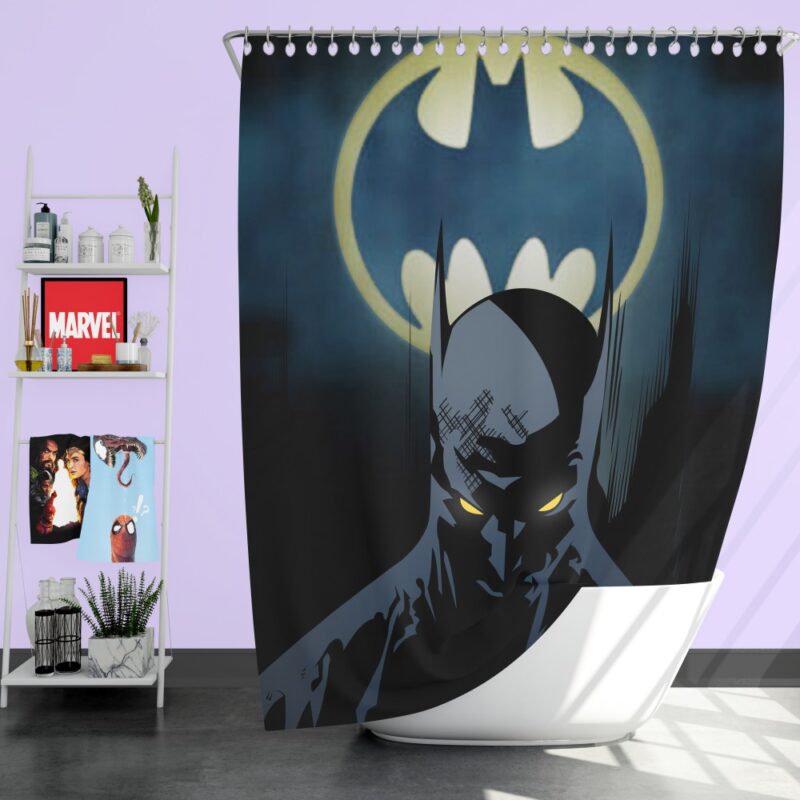 Bat-Signal Batman Comics Shower Curtain