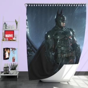Batman Arkham Night Video Game Shower Curtain