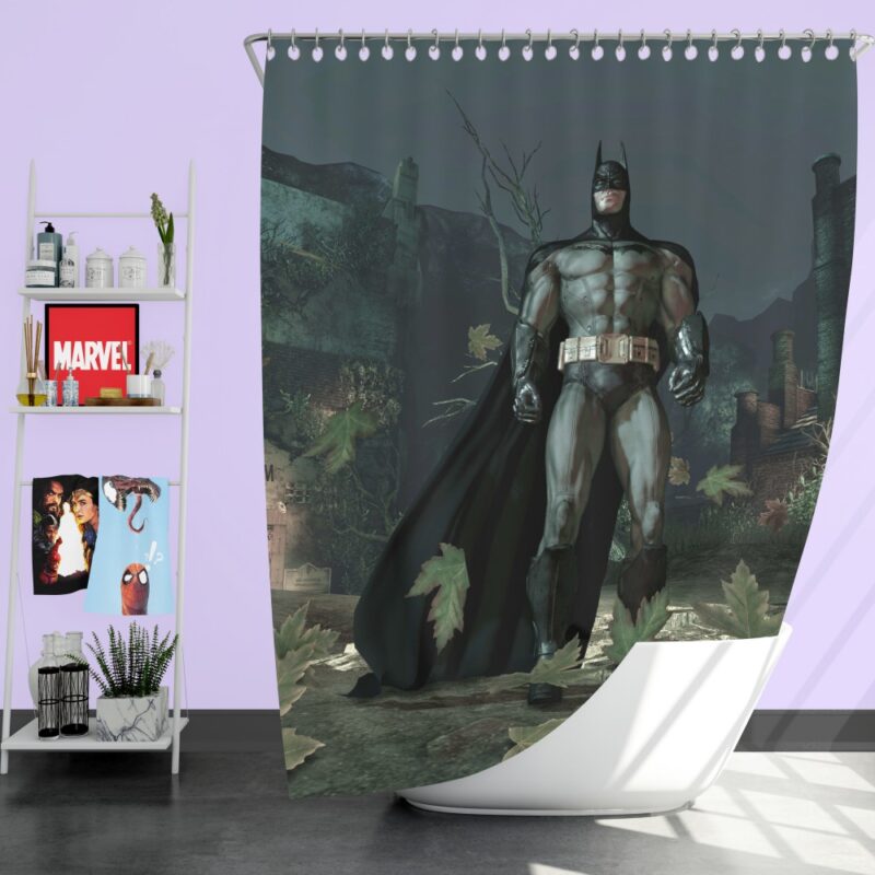 Batman Video Game Arkham Asylum Shower Curtain