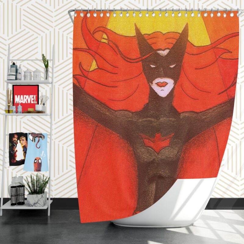 Batwoman Kate Kane DC Comics Shower Curtain