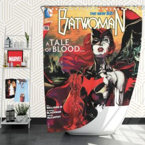 Batwoman TV series This Blood is Thick Shower Curtain