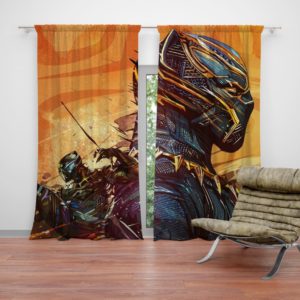 Black Panther Artwork Marvel Comics Curtain