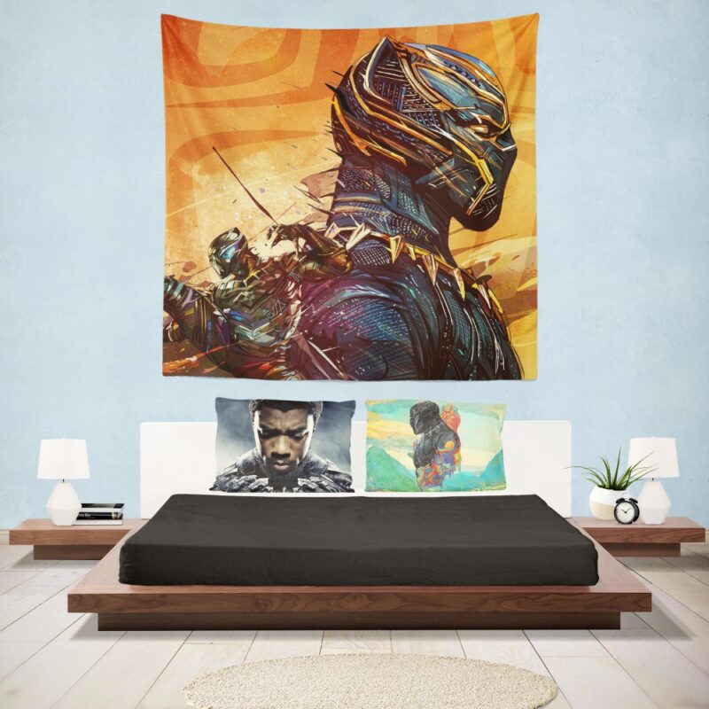 Black Panther Artwork Marvel Comics Wall Hanging Tapestry