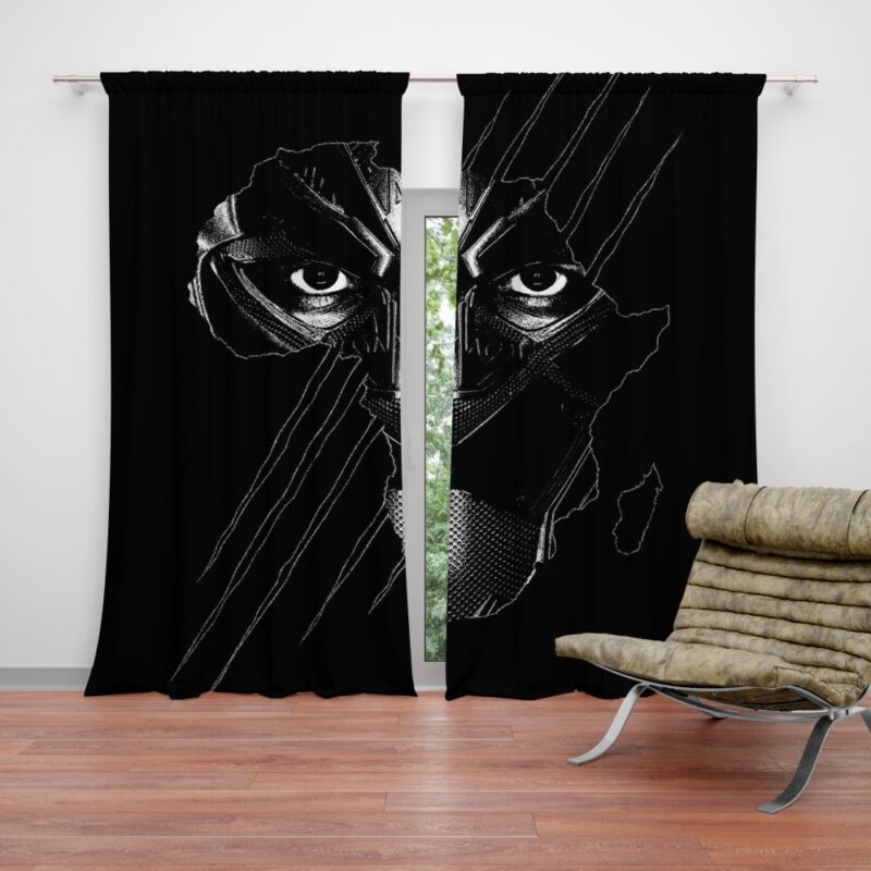 Black Panther Avenger Theme Curtain