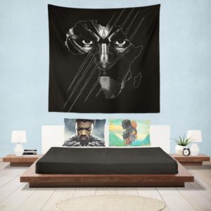 Black Panther Avenger Theme Wall Hanging Tapestry