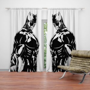 Black Panther Comics Drawing Curtain