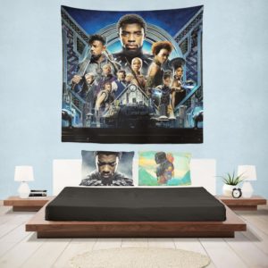 Black Panther Movie 2018 Marvel Wall Hanging Tapestry