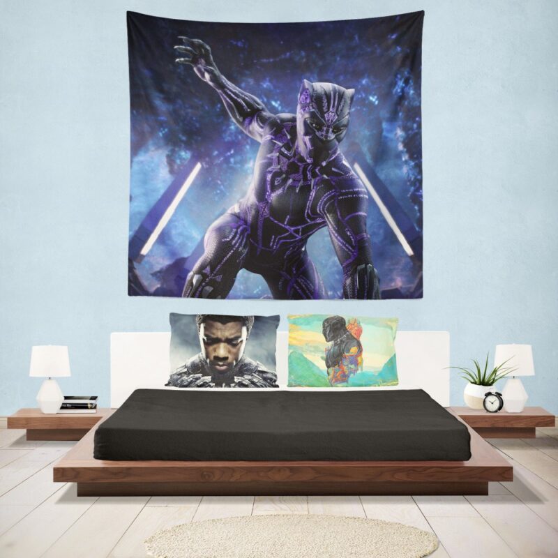 Black Panther the Fictional Superhero Wall Hanging Tapestry