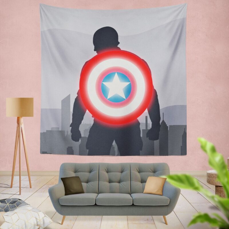 Captain America II Death Too Soon Wall Hanging Tapestry