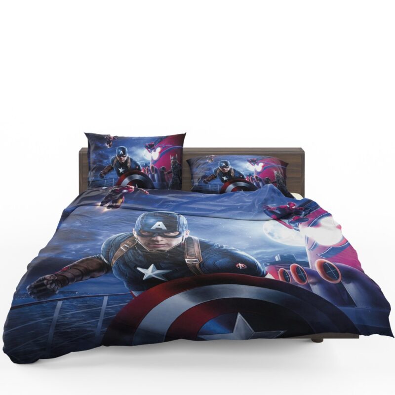 Captain America Iron Man Spider Man Bedding Set 1