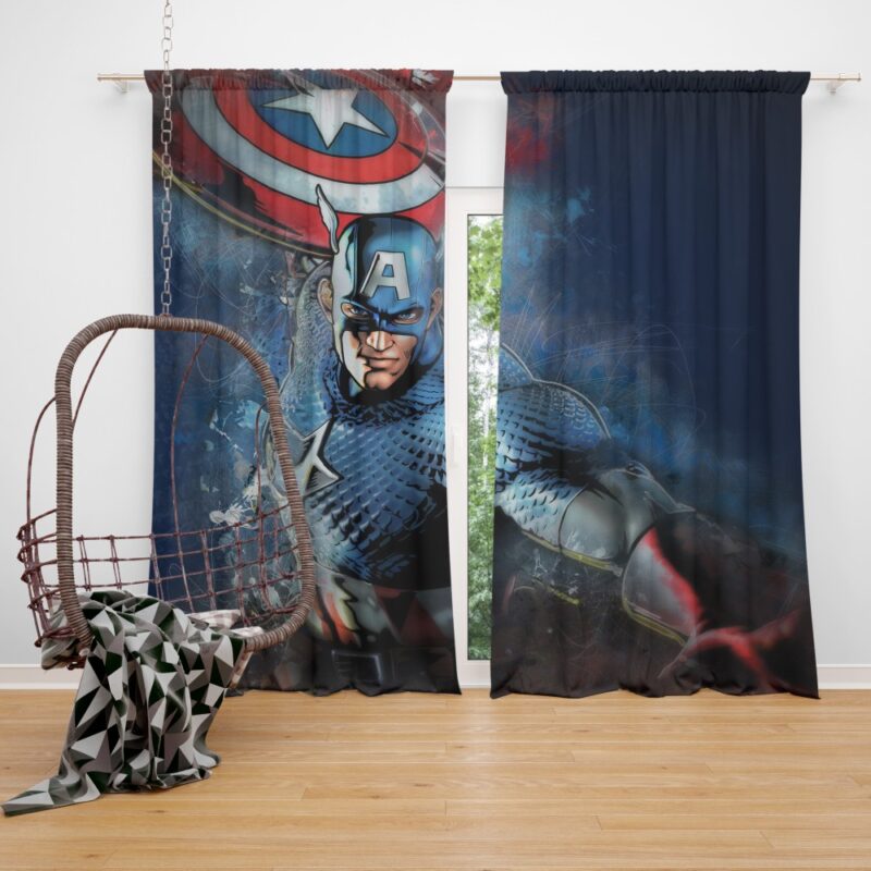Captain America Marvel Comics Secret Defenders Curtain